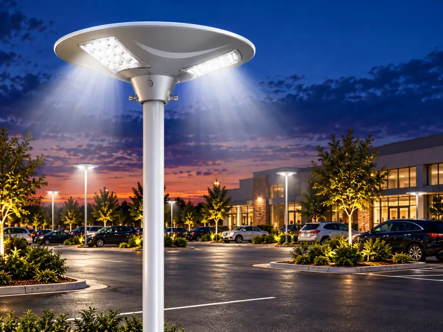 360&deg; Solar Parking Lot & Street Light