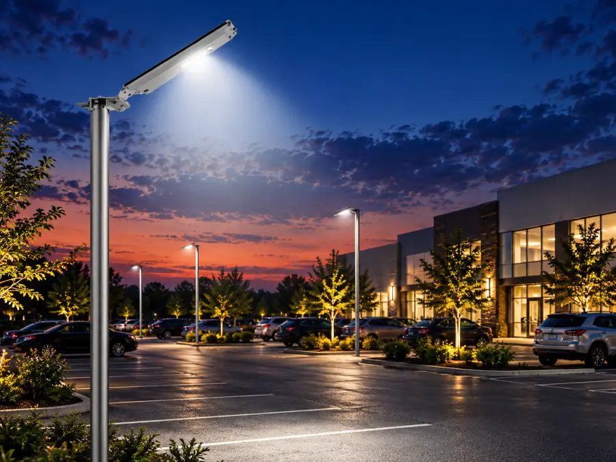 High-End Commercial Solar Security Light