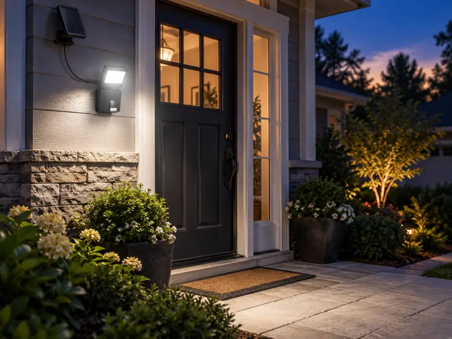 MAXSA 44311 Solar Security Floodlight