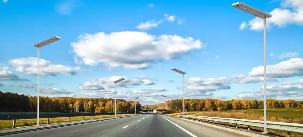 Solar-Powered Street Lights