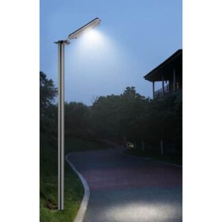 64 LED Commercial Solar Security Light at Night