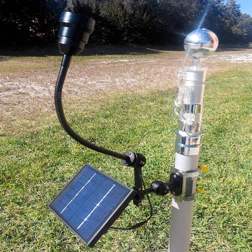 Commercial Solar Flagpole Light | Patriot Light | Greenlytes