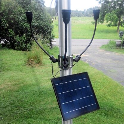 Commercial Solar Flagpole Light 3 units