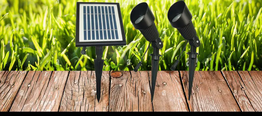 High-Lumen Solar Spotlight