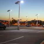 Solar Powered LED Parking Lot Lights