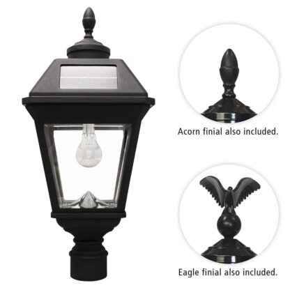 Gama Sonic Imperial Bulb Solar Post Light