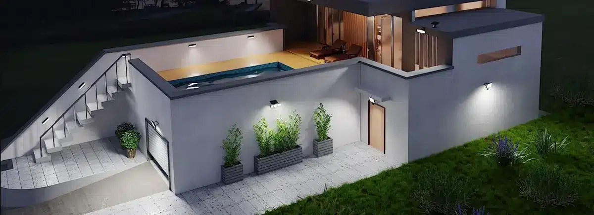 Outdoor Solar Flood Lights