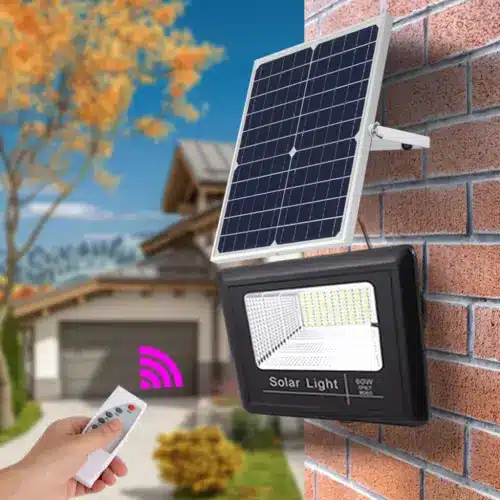 Solar Flood Light with Remote