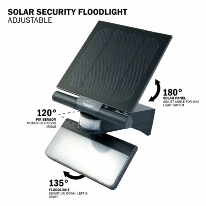 Pacific Accents Solar Flood Light 100 LED