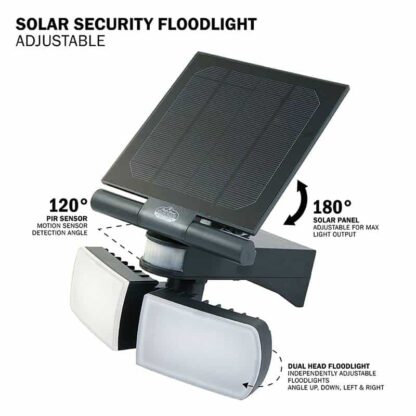 50 LED Motion Activated Solar Flood Light