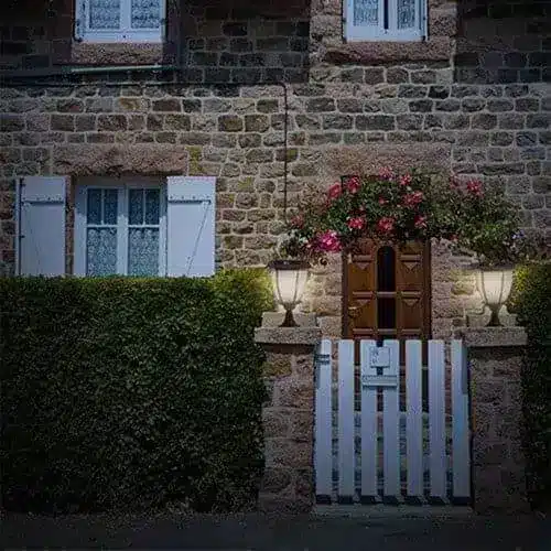 Solar Coach Lights Flat Mount