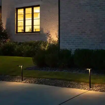 Contemporary Square Solar Path Light