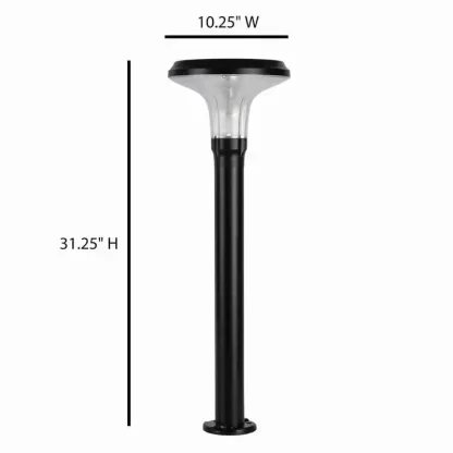 Gama Sonic Vantage Bollard Solar Pathway Light Dimensions