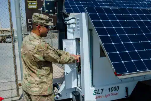 Military Solar Street Lighting