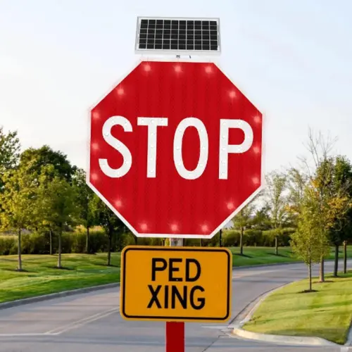 Solar Traffic Sign Light