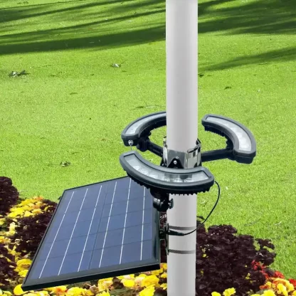 Polepal Tri-Extreme Commercial Solar Flagpole Light