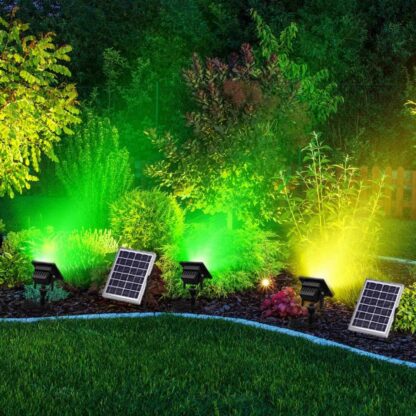 SunBonar RGB Solar Flood Light