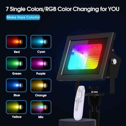 RGB Solar Flood Light